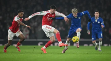 بالفيديو سخرية واسعة.. هافيرتز يصدم أسطورة تشيلسي بهدف قاتل في قمة آرسنال لندن